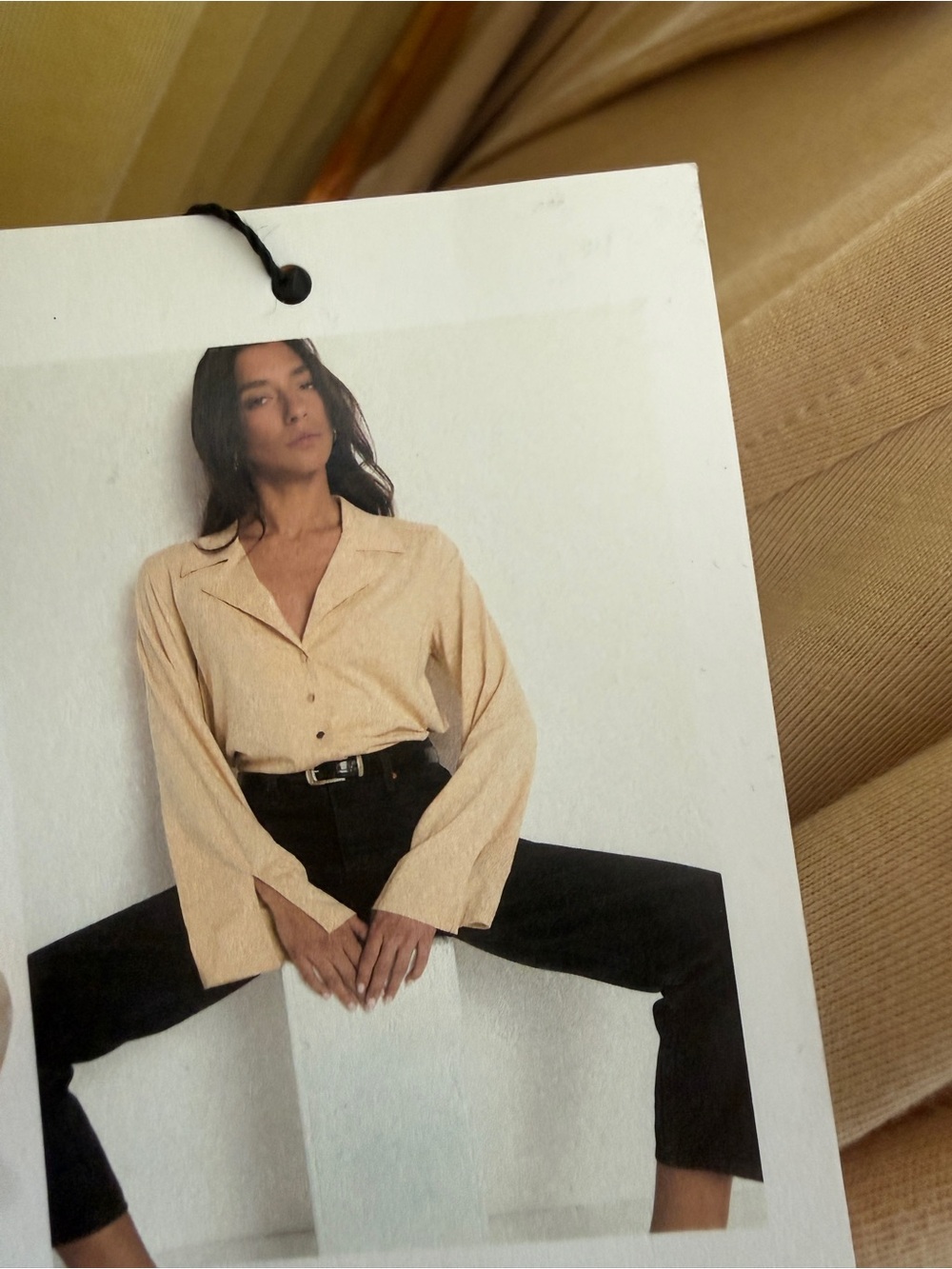 Nation Ltd - CASSIDY BUTTON UP SHIRT BUTTERSCOTCH,